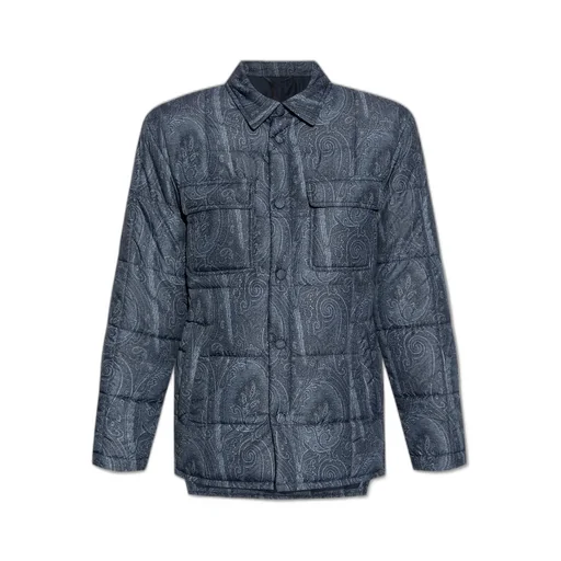 Etro Grosgrain Quilted Overshirt