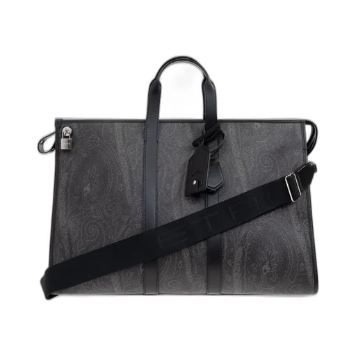 Etro Large Paisley-Print Strapped Travel Bag