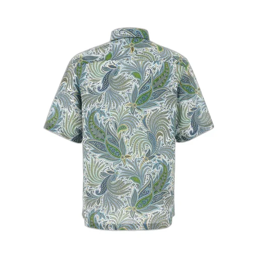 Etro Paisley Printed Short Sleeved Shirt