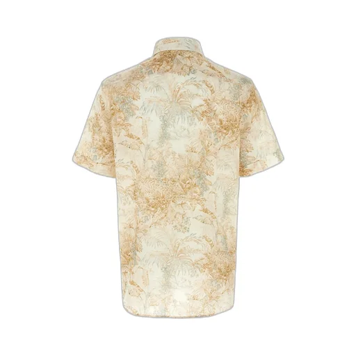 Etro Floral Printed Curved Hem Shirt