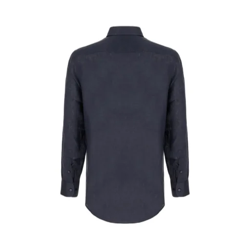 Etro Long-Sleeved Curved Hem Shirt