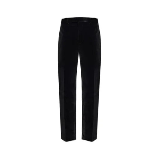 Etro Side Stripe Detailed Velvet Evening Trousers