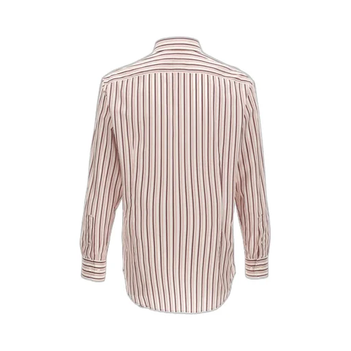 Etro Pegaso Embroidered Striped Shirt