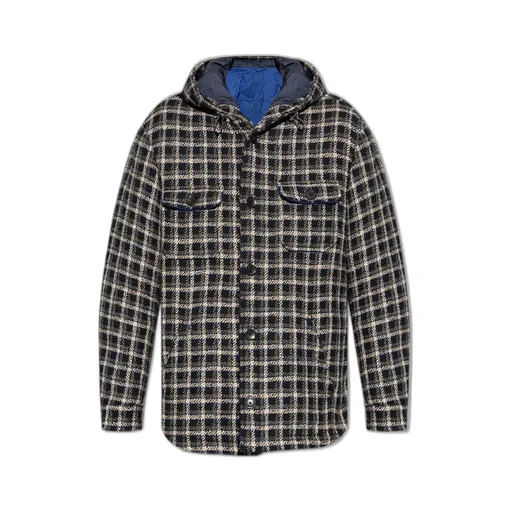 Etro Tartan Check Patterned Straight Hem Shirt Jacket