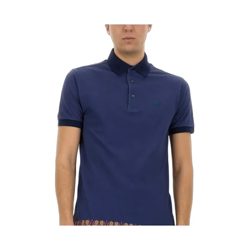 Etro Paisley Motif-Adorned Polo Shirt
