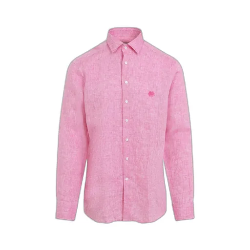 Etro Logo Embroidered Long Sleeved Shirt