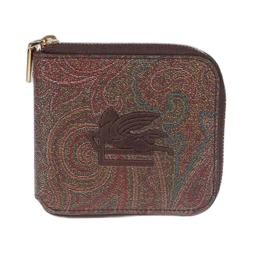 Etro Pegaso Detail Paisley Wallet