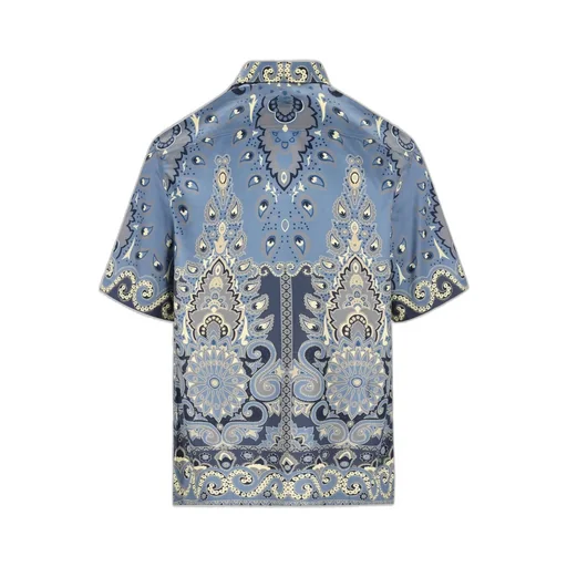 Etro Floral Printed Short Sleeved Shirt