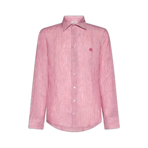 Etro Pegaso Embroidered Long-Sleeved Shirt