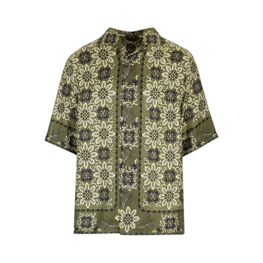 Etro Floral Printed Short-Sleeved Shirt