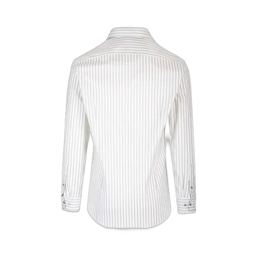 Etro Pegaso Embroidered Striped Shirt