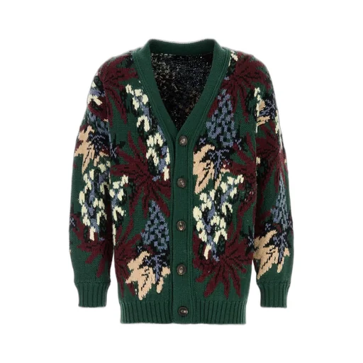 Etro V-Neck Jacquard Knitted Cardigan