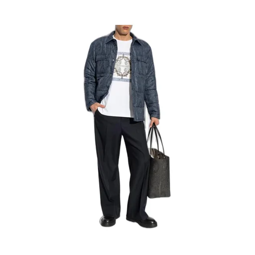 Etro Grosgrain Quilted Overshirt