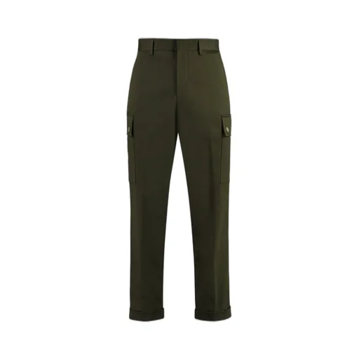 Etro Pegaso-Motif Mid-Rise Cropped Trousers