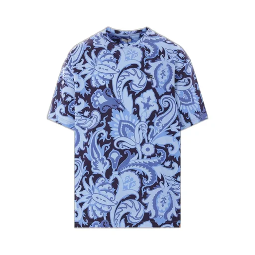 Etro Paisley Printed Crewneck T-Shirt