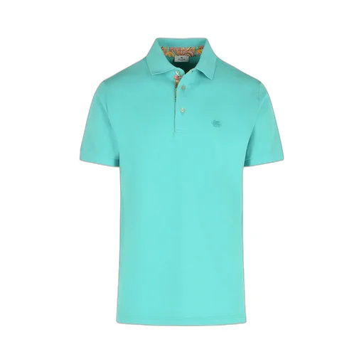 Etro Pegaso Embroidered Polo Shirt