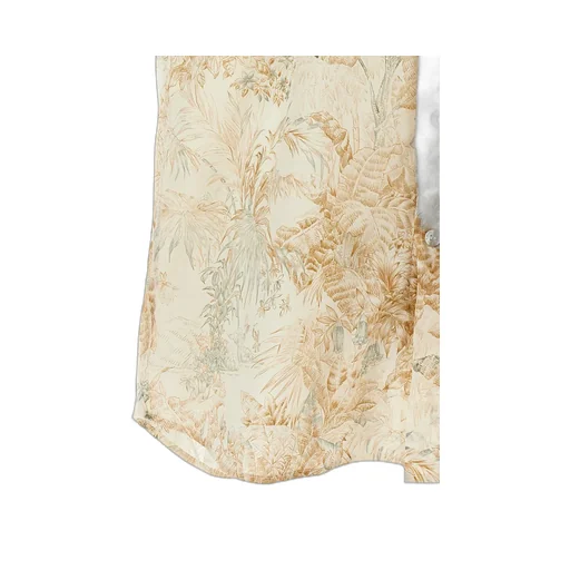 Etro Floral Printed Curved Hem Shirt