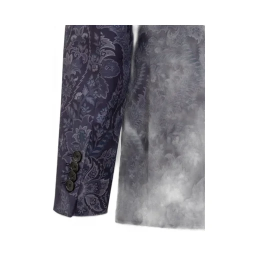 Etro Paisley Printed Single Breasted Blazer
