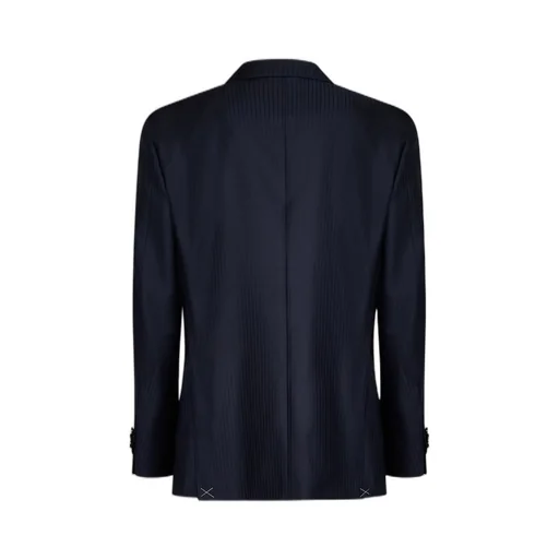 Etro Pinstriped Double-Breasted Blazer