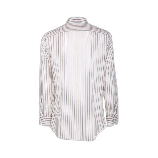 Etro Pegaso Embroidered Striped Shirt