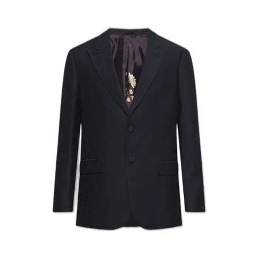 Etro Patterned Single-Breasted Blazer