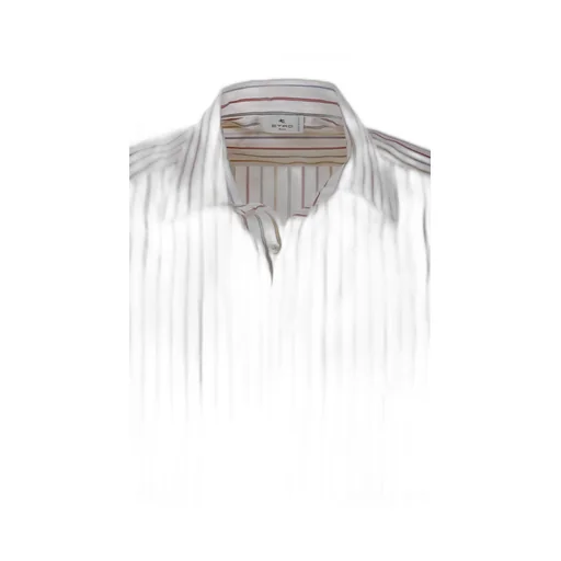 Etro Pegaso Embroidered Striped Shirt
