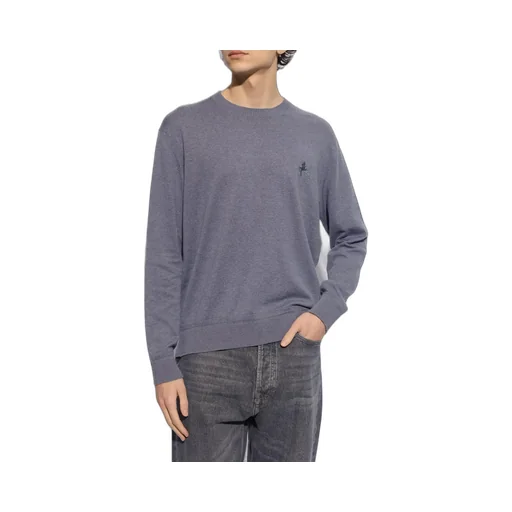 Etro Pegaso Embroidered Knit Jumper