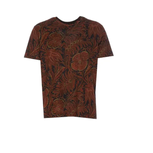 Etro Allover Floral-Printed Crewneck T-Shirt