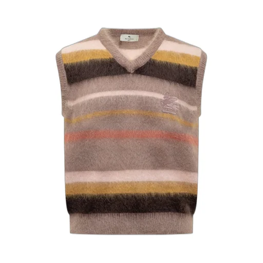 Etro V-Neck Sleeveless Knitted Jumper