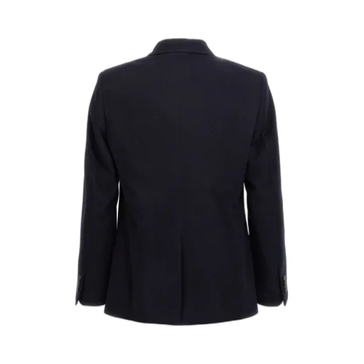 Etro Logo Patch Double-Breasted Blazer