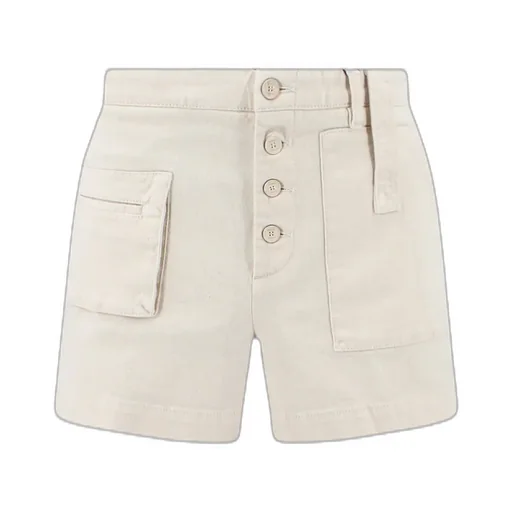 Etro High Waisted Button-Up Chino Shorts