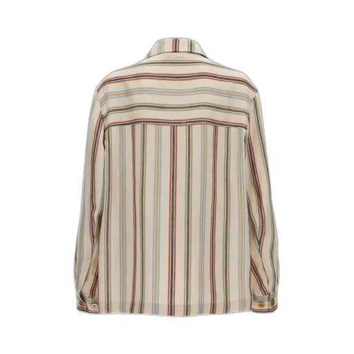 Etro Striped Buttoned Overshirt