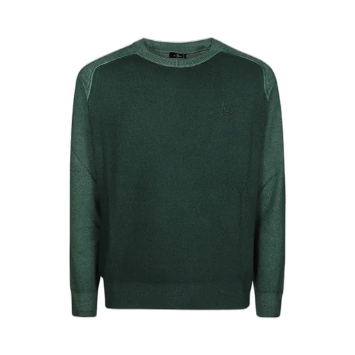 Etro Pegaso Embroidered Crewneck Jumper