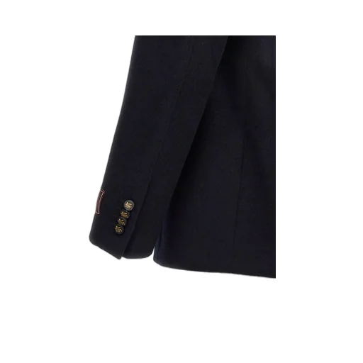 Etro Logo Patch Double-Breasted Blazer