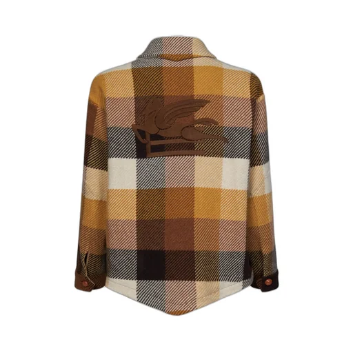 Etro Pegaso-Embroidered Split Neck Jumper