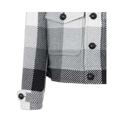 Etro Check-Patterned Button Up Jacket