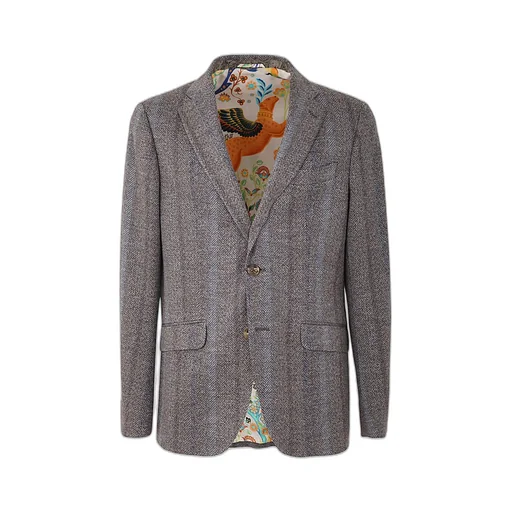 Etro Single-Breasted Striped Blazer