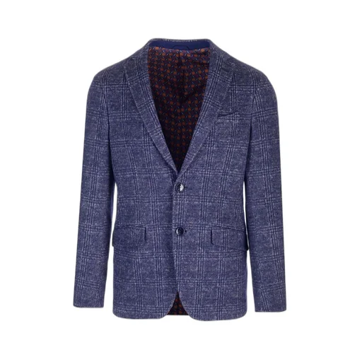 Etro Checked Long Sleeved Blazer