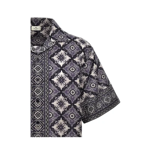 Etro Abstract Print Short-Sleeved Shirt