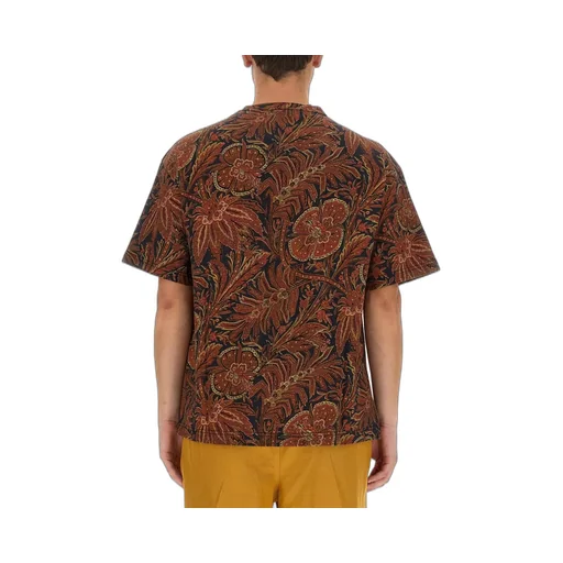 Etro Floral Print Crewneck T-Shirt
