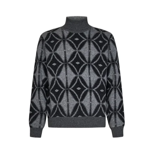 Etro Pattern Intarsia Roll-Neck Knitted Jumper