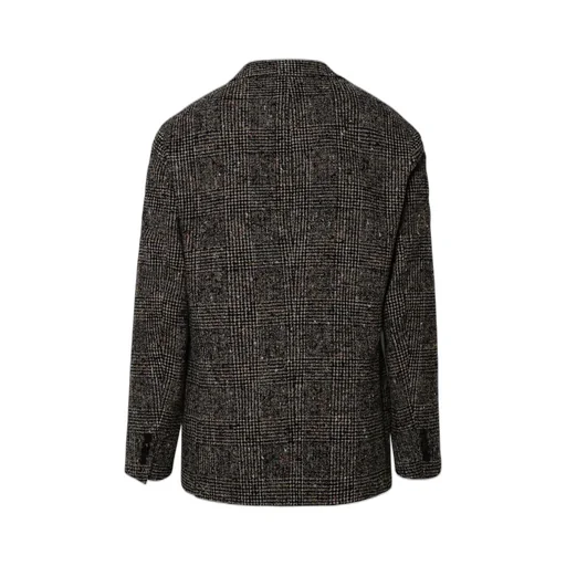 Etro Single-Breasted Checked Blazer
