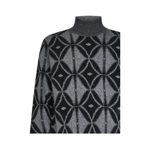 Etro Pattern Intarsia Roll-Neck Knitted Jumper
