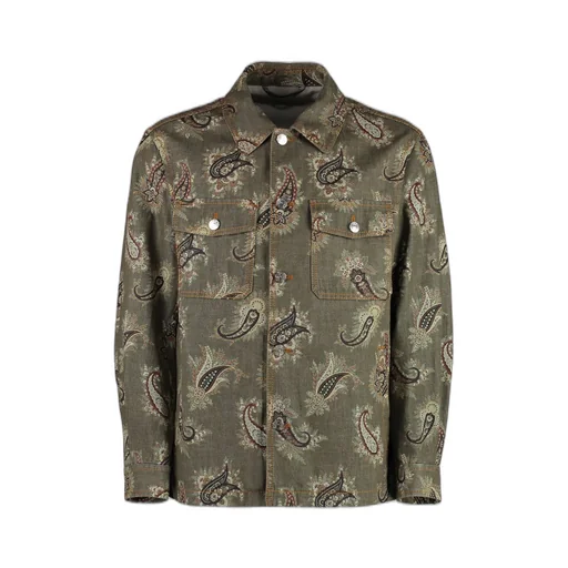 Etro Paisley Jacquard Shirt Jacket