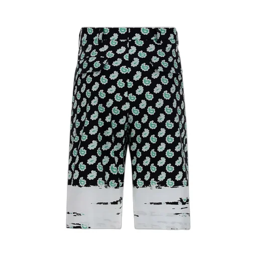 Etro Paisley-Print Knee-Length Bermuda Shorts
