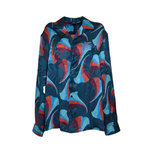 Etro Logo Embroidered Floral-Printed Bowling Shirt