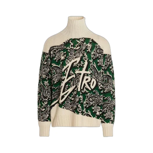 Etro Roll-Neck Long Sleeved Knitted Jumper