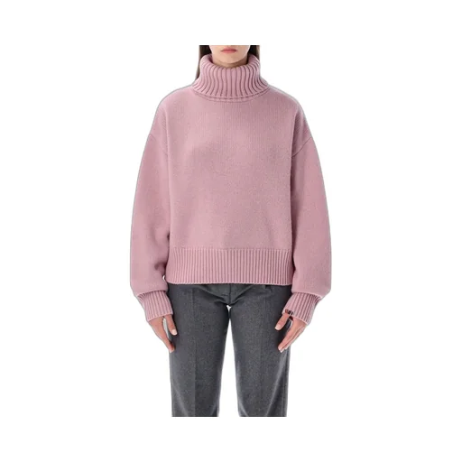 Extreme Cashmere Crop Xtra Turtleneck Sweater