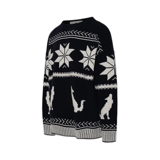 Etro Graphic Intarsia Knitted Crewneck Jumper