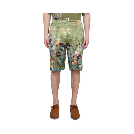Etro Floral Print Shorts